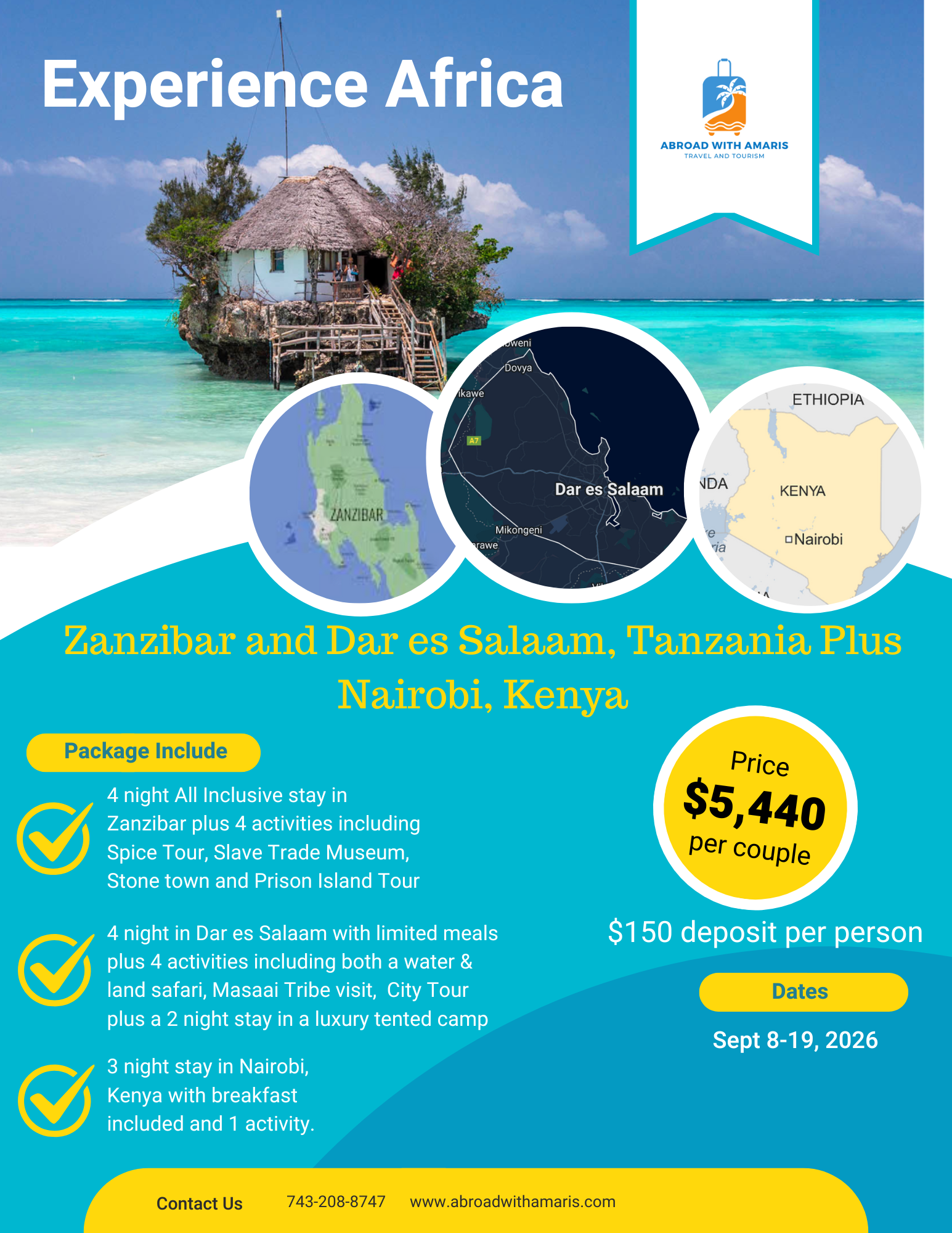 City Tour And Trip Organizer Traveling Agent Flyer